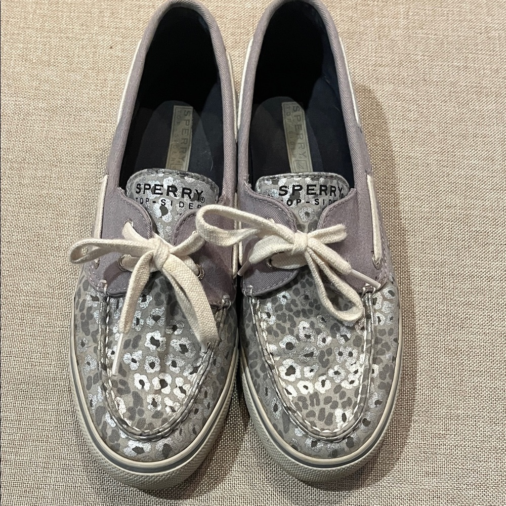 Sperry Women's Metallic and Gray Loafers
